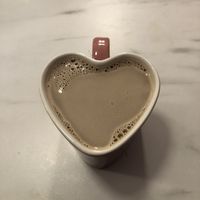 Oat milk hot cocoa  at Saeta Húsið in Reykjavik