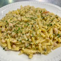 pasta with beans at Scugnizzo in Naples