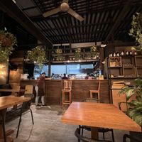 The view towards the kitchen.  at Salvaje Gastrobar in San Jose Del Guaviare