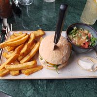 Vegan burger at Stoom in Den Helder