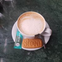 Coffee with oatmilk at Stoom in Den Helder