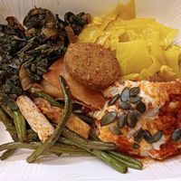 Mix dish at Alhambra in Milan