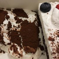 excellent dessert at Alhambra in Milan