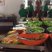 Salad buffet at Maha Mantra in Sao Paulo