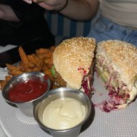 Avocado burger  at Common Grounds - JBR in Dubai