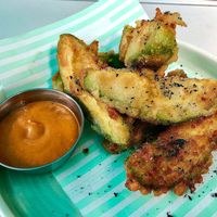 Avocado fries at Common Grounds - JBR in Dubai