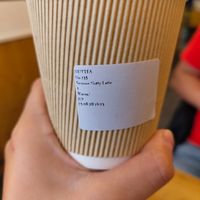 Sesame nutty latte at NUTTEA in East London