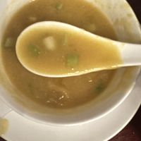 Asparagus soup! Amazing !  at Mimi Mei Fair in London