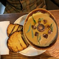 Mushroom soup   at Bear Inn in Cirencester