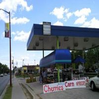 unique venue - uses the space where an old gas station used to be at Fruit Dock in Traverse City