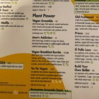 Vegan Options  at Epic Egg in Cheyenne