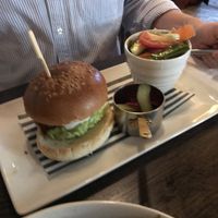 Beyond burger  at The Bell in Broughton