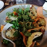 Nourish bowl missing several ingredients at The Bell in Broughton