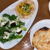 Falafel with hummus  at Red Istanbul & Turkish Doner Kebab in Bangkok