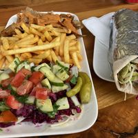 Dönerteller und Dürum  at Rubins Imbiss in Aschaffenburg