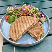 Vegan panini  at Den Glade Gulerod in Ringkobing