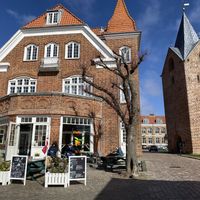 From outside  at Den Glade Gulerod in Ringkobing