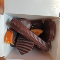 Yum vegan chocolate at The Chocolate Mill in Mount Franklin