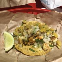 Pastor vegano taco   at Criminal Taqueria in Medellin