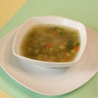 Minestrone at La Finestra in Oaxaca