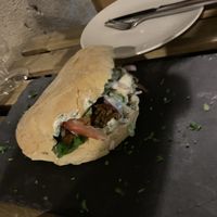 Super delicious kebab sandwich  at The Ferment Valencia in Valencia