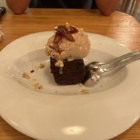 brownie with ice cream! (all vegan)  at The Ferment Valencia in Valencia