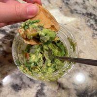 guac with fresh chips   at Oscars in San Diego