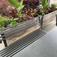 Outside patio area  at Farmside Kitchen in Durham