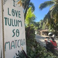   at Matcha Mama in Tulum