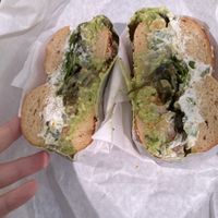 The V  at Gotham Bagels in Chicago