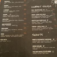 Menu  at Kasto in Canggu