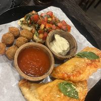  Dish from the small plate list, can't remember the name. With 3 different things   at Kasto in Canggu