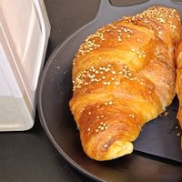 Lemon ginger croissant at Il Baretto in Rome