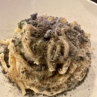 Cashew cream and spinach with coal bread crumble   at Nova Food Pairing  in Palermo