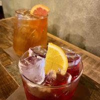 Non alcoholic Negroni  at Nova Food Pairing  in Palermo