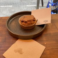 Orange muffin  at umami in Madrid