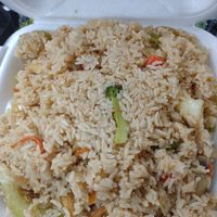 Vegan fried rice is a huge portion enough for 2+ ppl at Bai Mai Thai in Detroit