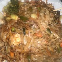 Veggie fried rice sub rice noodle   at Bai Mai Thai in Detroit