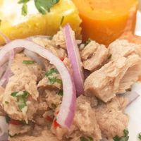 Ceviche at ConSuLado Vegano in Lima