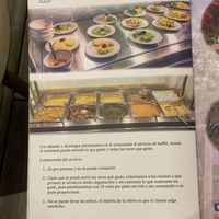 Buffet section   at ConSuLado Vegano in Lima