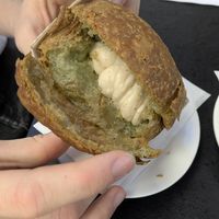 Vegan almond cream croissant at Grosmi Caffe in Udine