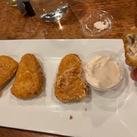 vegan fish sticks at Hunter Mountain Brewery in Hunter