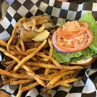 Beyond burger & fries   at Hunter Mountain Brewery in Hunter