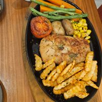 Chicken steak at Verte Café in Surabaya