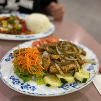 Lemon grass chicken- so good  at D'Vegan in Dallas