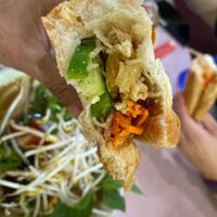 Bahn mi- Perfect bread, nice flavors  at D'Vegan in Dallas