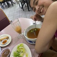 remnants of our meal  at D'Vegan in Dallas