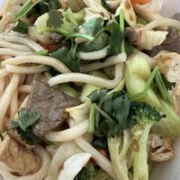 Udon noodles   at D'Vegan in Dallas