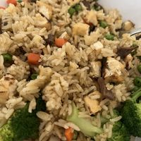 Happy fried rice, not spicy. The best fried rice!  at D'Vegan in Dallas