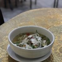Zucchini noodle pho appetizer. Light and flavorful and not too filling. at D'Vegan in Dallas